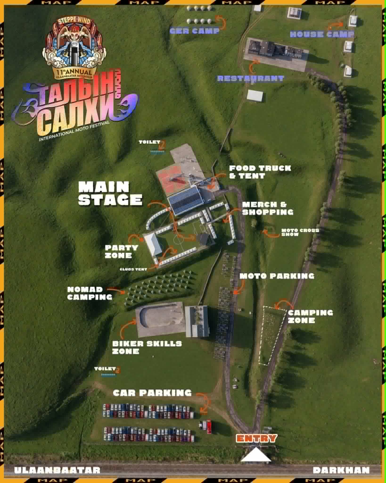 3D venue map
